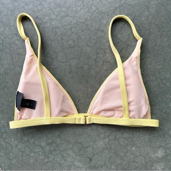 Yellow Simple Bikini Top - Picture 2 of 2